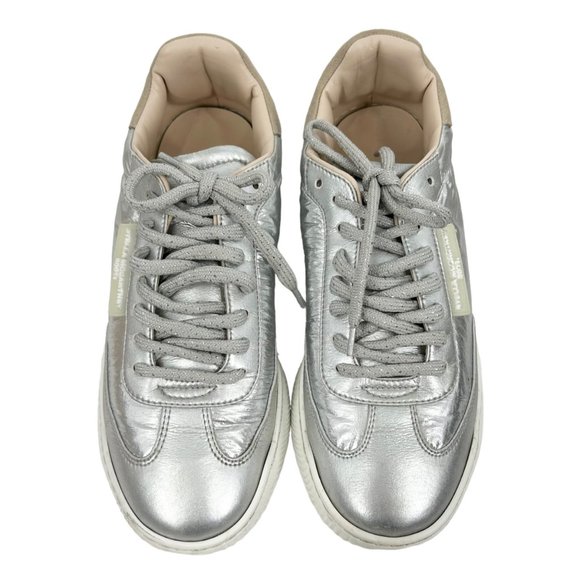 Stella McCartney Silver Loop Lace-up Sneakers - Picture 2 of 7